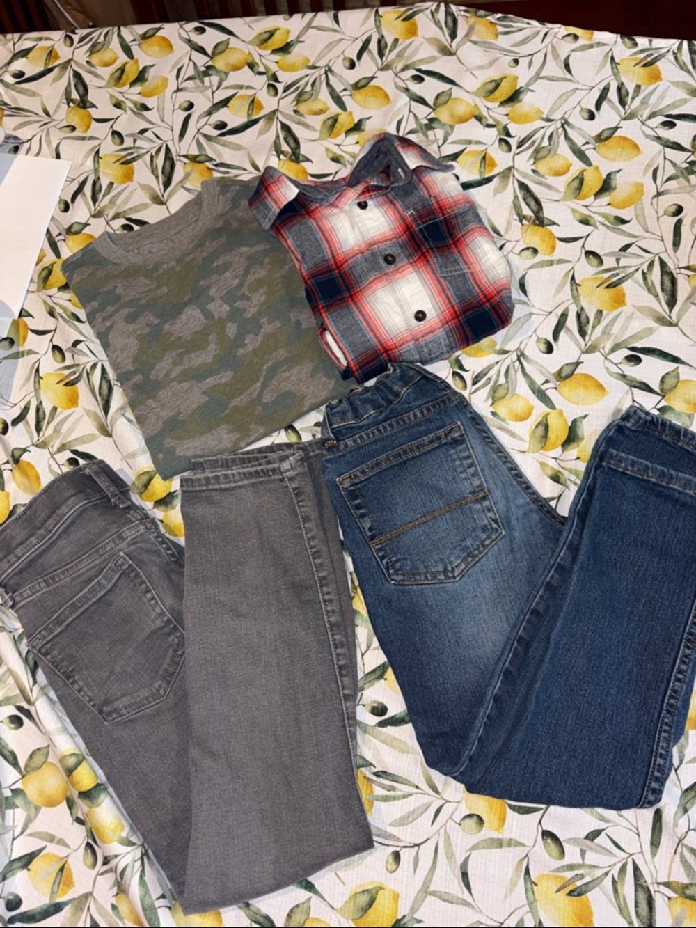 Old Navy Arizona Wonder Nation Cat & Jack 4pc Boys Bundle 2 Jeans 2 Tops sz M/8